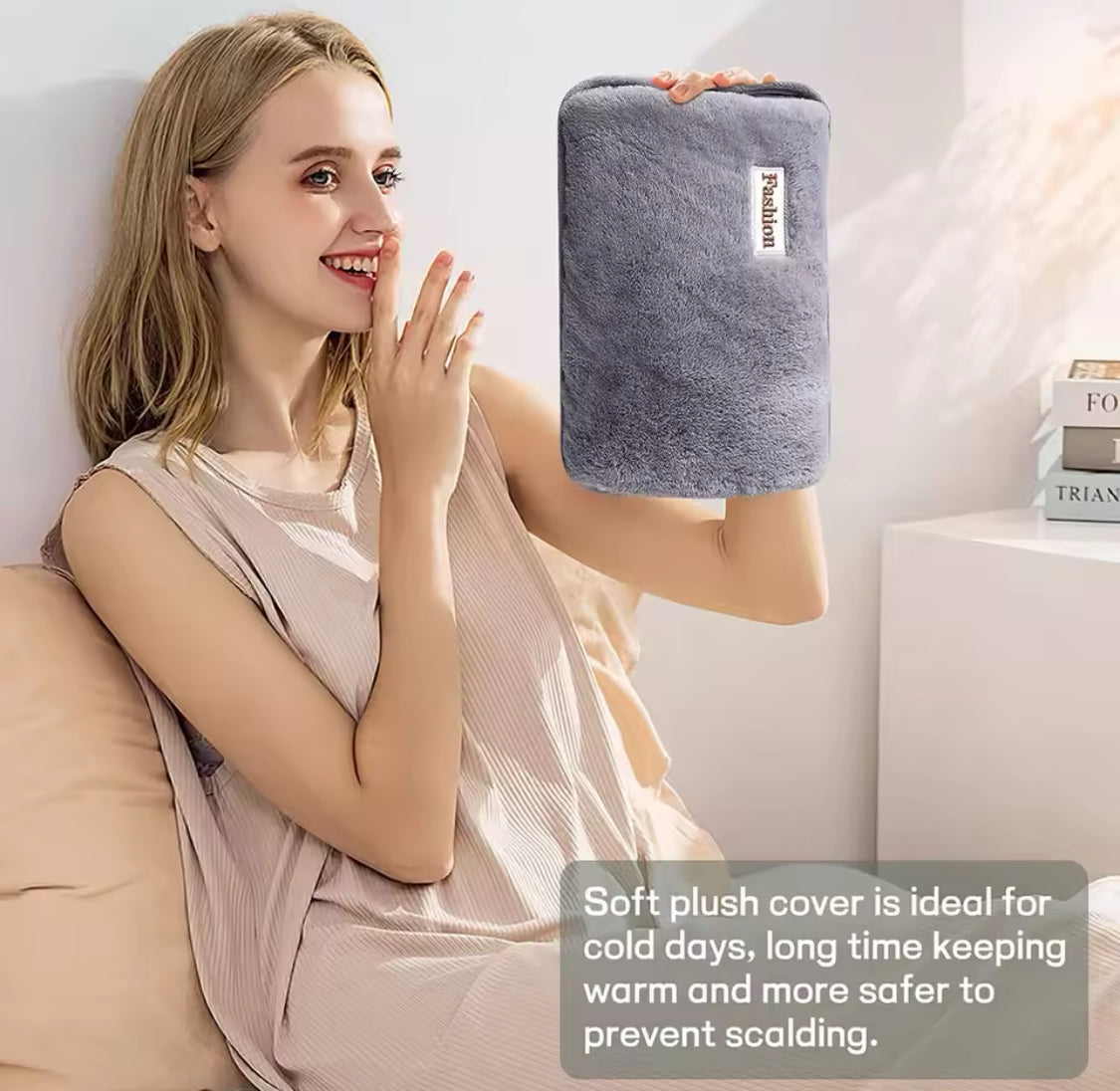 Reusable Plush Hot Water Bottle, Rechargeable Electric Hot Water Bag, Portable Hot Stove Hand Water Bag Reusable Plush Hot Water Bottle, Rechargeable Electric Hot Water Bag, Portable Hot Stove Hand Water Bag